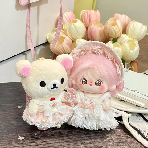 【受注予約】［ぬい服］10cm 無属性 ぬいぐるみ用 お洋服【公主裙】
