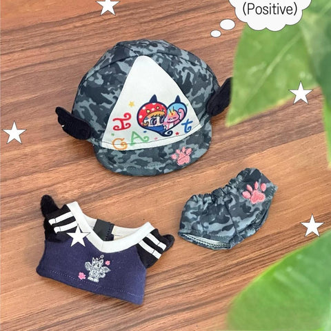 【受注予約】［ぬい服］10cm 無属性 ぬいぐるみ用服【Y2K】