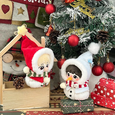 【受注予約】［ぬい服］10cm 無属性 ぬいぐるみ用 お洋服【圣诞】