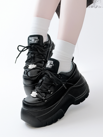 ［靴］地雷系 厚底ダッドスニーカー シューズ【94XW59】