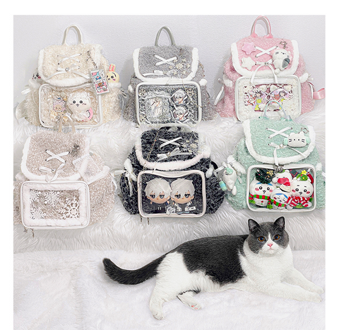 ［バッグ］痛バッグ ファーリュック【UIZH1T】