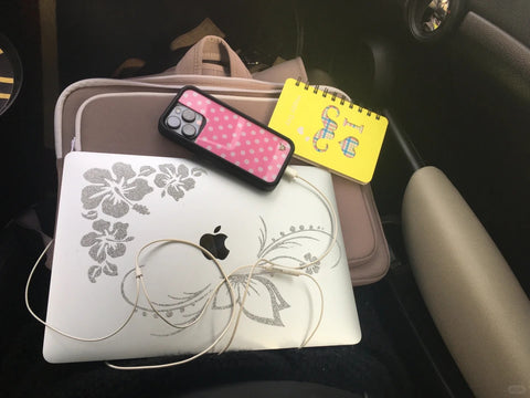 ［推し活グッズ］パソコン キラキラ ステッカー【8P1DF0】