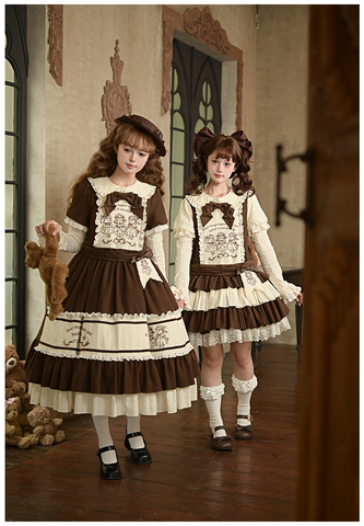 ［ファッション］ロリータ 刺繍 ワンピース【C94XEB】