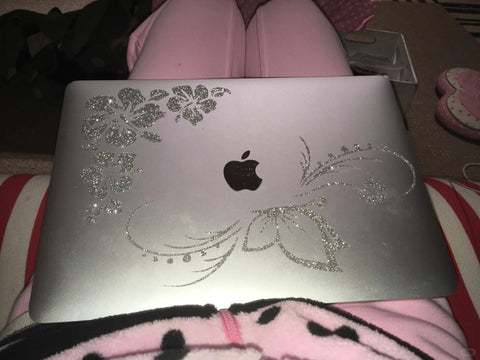 ［推し活グッズ］パソコン キラキラ ステッカー【8P1DF0】