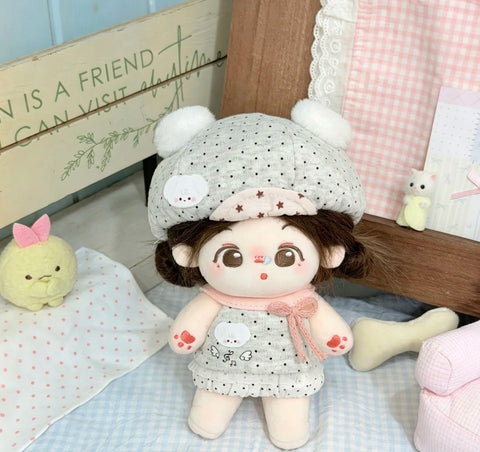 ［ぬい服］5/10/15cm 無属性 ぬいぐるみ用 お洋服【薄荷】