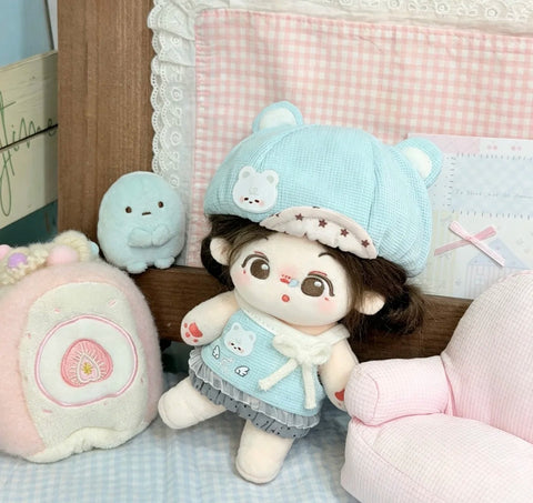 ［ぬい服］5/10/15cm 無属性 ぬいぐるみ用 お洋服【薄荷】