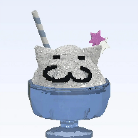 ［推し活グッズ］3Dプリント かき氷 ケース ライト【KJOC60】