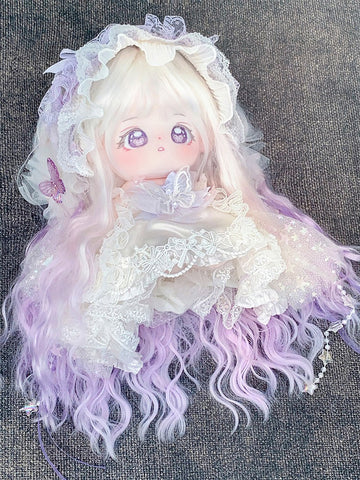 ［ぬい服］20cm 無属性 ぬいぐるみ用服【紫藤】