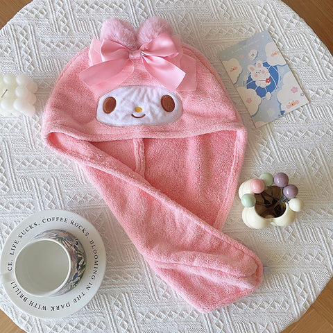 ［サンリオ］マイメロディ＆ピアノ バススカート タオルキャップ