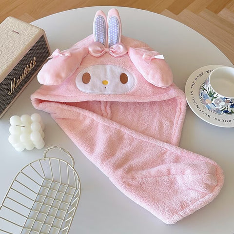 ［サンリオ］マイメロディ＆ピアノ バススカート タオルキャップ