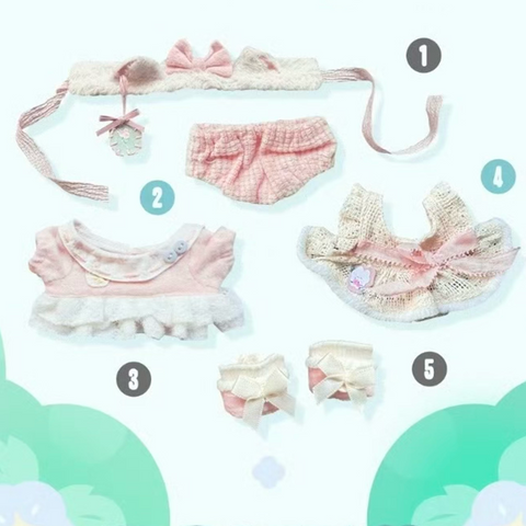 ［ぬい服］10/15cm 無属性 ぬいぐるみ用 お洋服【芍药】