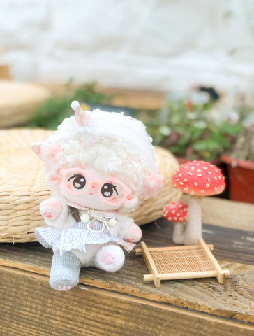 ［ぬい服］10cm 無属性 ぬいぐるみ用 お洋服【奶油】