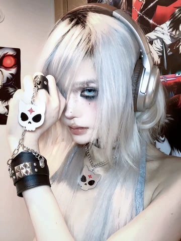 ［ファッション］サブカル パンク ブレスレット チョーカー【3ELUPP】