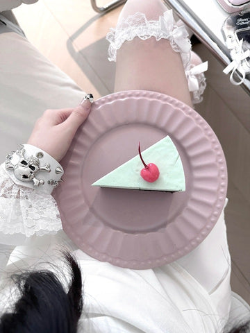 ［ファッション］スカル レース ブレスレット【M73B0F】