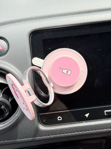 [サンリオ］カー用品 車 マグネット スマホホルダー【BG4JYN】