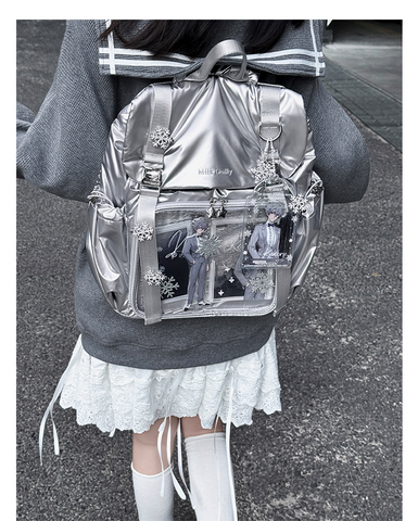 ［バッグ］痛バッグ メタリック リュック【7ECTKX】