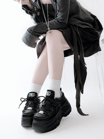 ［靴］地雷系 厚底ダッドスニーカー シューズ【94XW59】