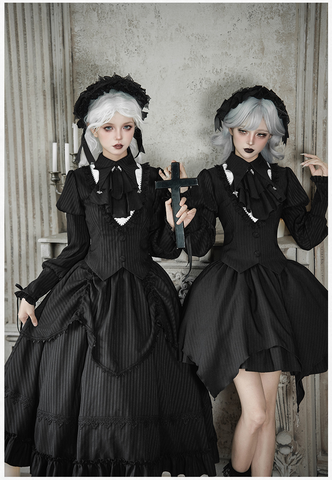 ［ファッション］ゴシック レトロ トップス スカート【D6IZFN】