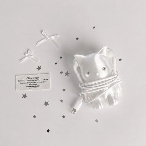 ［スマホグッズ］3Dプリント 有線イヤホン 収納 キーホルダー【KOCKJE】