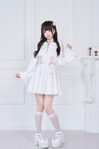 ［ファッション］地雷系 量産型 オフショル ワンピース【BKZ7TH】