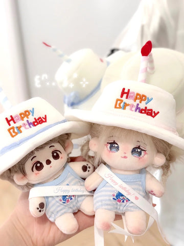 ［ぬい服］10cm 無属性 ぬいぐるみ用服【生日帽】