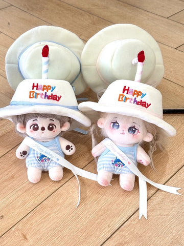 ［ぬい服］10cm 無属性 ぬいぐるみ用服【生日帽】