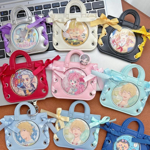 ［推し活グッズ］バッグ型 缶バッジカバー 58mm【KD4W9A】