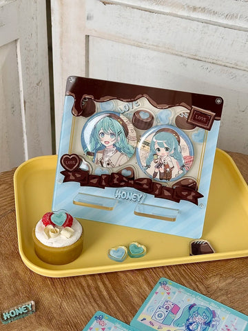 ［推し活グッズ］アクリルフレーム スマホスタンド【X8F0J0】