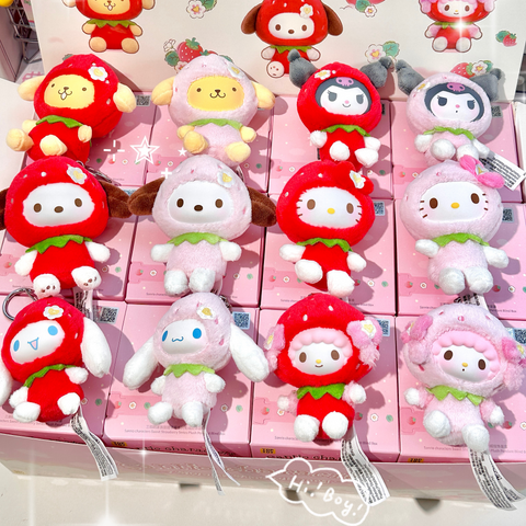 ［サンリオ］トレーディングぬいぐるみ 中身確認【草莓】