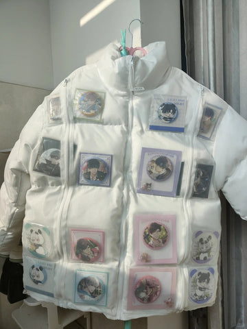 ［推し活グッズ］痛ジャケット 中綿ダウンジャケット