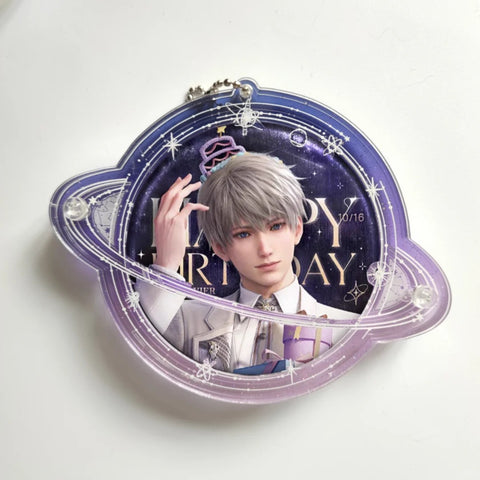 ［推し活グッズ］缶バッジ アクリルフレーム 58/75mm【小行星】