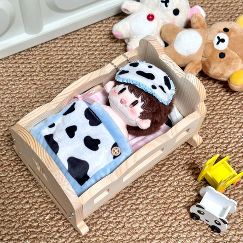 【受注予約】［ぬい小物］10/15/20cm 無属性 ぬいぐるみ用 ベッド【婴儿床】