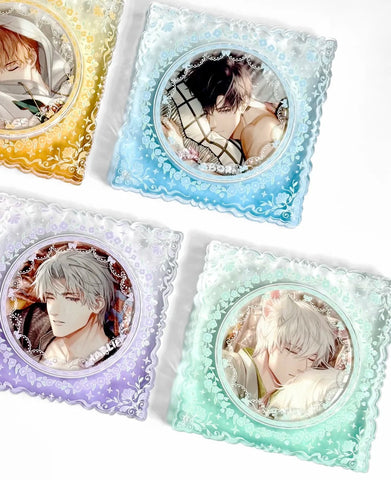 ［推し活グッズ］缶バッジ アクリルフレーム 75mm【VV9CLW】
