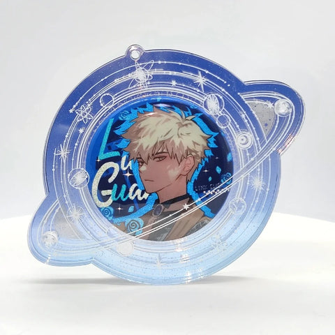 ［推し活グッズ］缶バッジ アクリルフレーム 58/75mm【小行星】