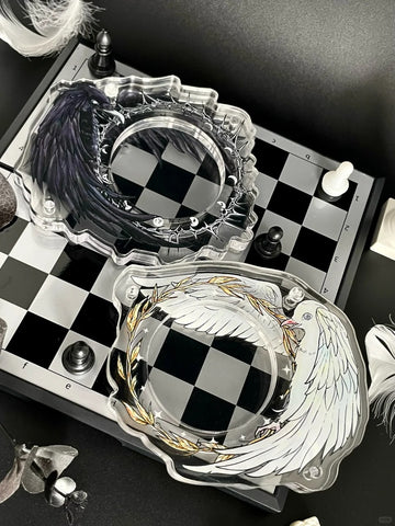 ［推し活グッズ］缶バッジアクリルフレーム 58~75mm【T9X1E5】