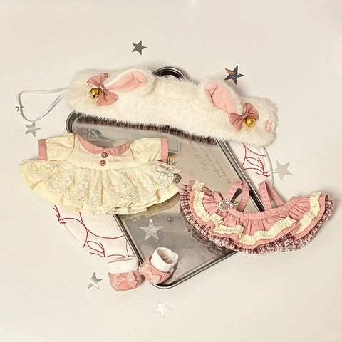 ［ぬい服］20cm 無属性 ぬいぐるみ用 お洋服【蜜桃】