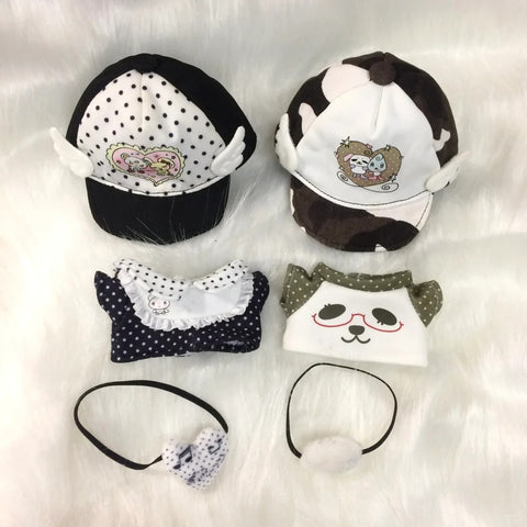 【12月15日予約締切】［ぬい服］10cm 無属性 ぬいぐるみ用 お洋服【波点】