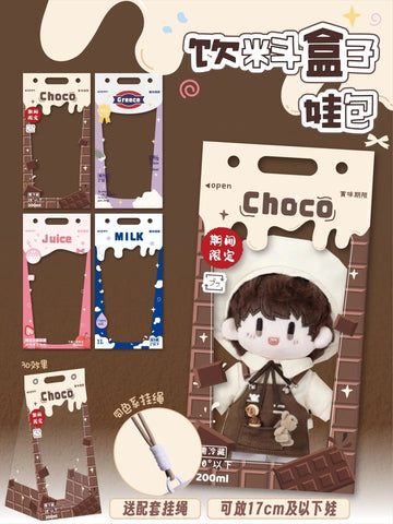 ［ぬい服］10/15cm 無属性 ぬいぐるみ用服 痛ポーチ【饮料】