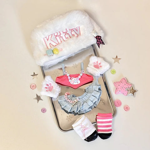 ［ぬい服］10/20cm 無属性 ぬいぐるみ用 お洋服【y2k】