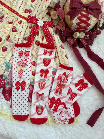 ［ファッション］ロリータ クルー丈ソックス 靴下【0JDXWW】