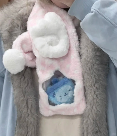 【受注予約】［推し活グッズ］10cm 無属性 ぬいぐるみ用 痛マフラー【P2U6HO】