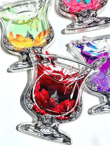 ［推し活グッズ］缶バッジアクリルフレーム 58～75mm【G340S3】