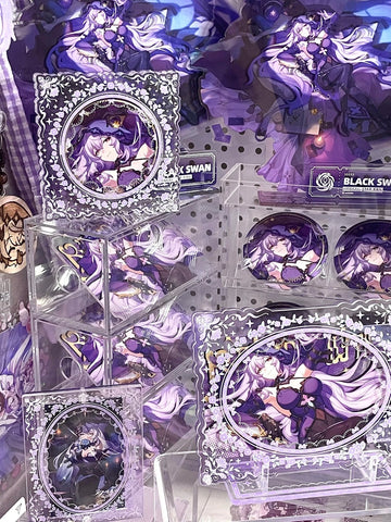 ［推し活グッズ］缶バッジ アクリルフレーム 75mm【VV9CLW】