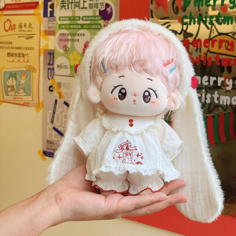 ［ぬい服］10/20cm 無属性 ぬいぐるみ用服【小兔睡衣】