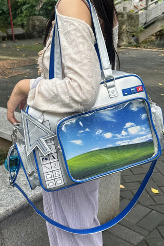 ［バッグ］痛バッグ コンピューター 3way リュック【6ZH204】