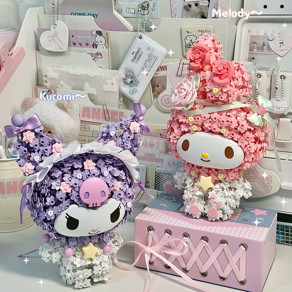 サンリオ　pream プリィム　クロミ　マイメロディ サンリオ］マイメロディ＆クロミ ブロック おもちゃ【NLST1G】 – candymoon