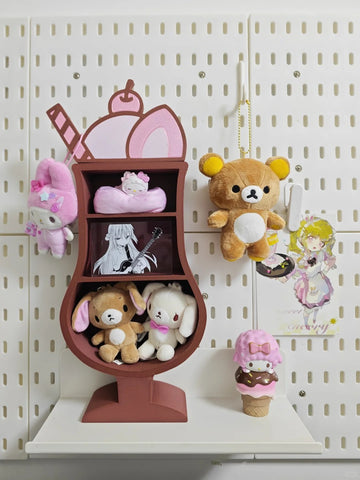 ［推し活グッズ］3D プリント パフェ 棚【POMGL4】