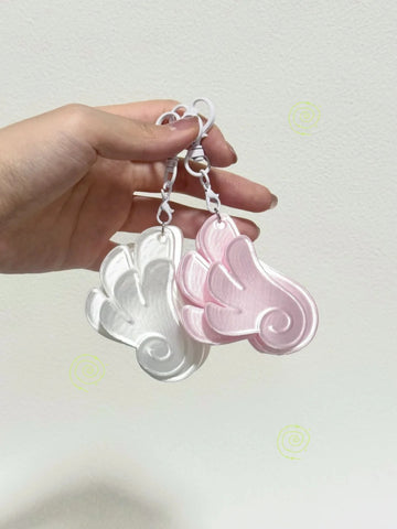 ［スマホグッズ］3Dプリント 有線イヤホン 収納 キーホルダー【4B58FH】
