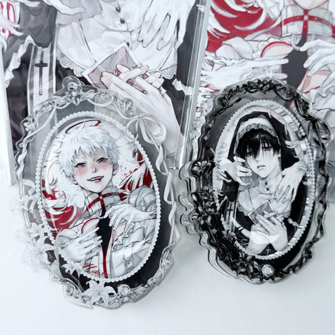 ［推し活グッズ］缶バッジ アクリルフレーム【TFB5DY】