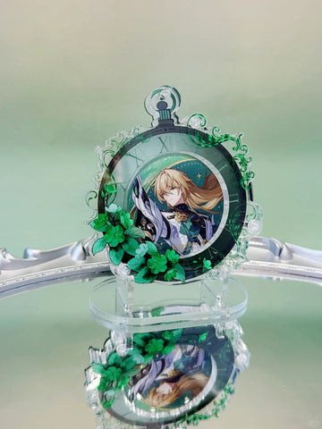 ［推し活グッズ］缶バッジ アクリルフレーム 58/65/75mm【622ZRF】
